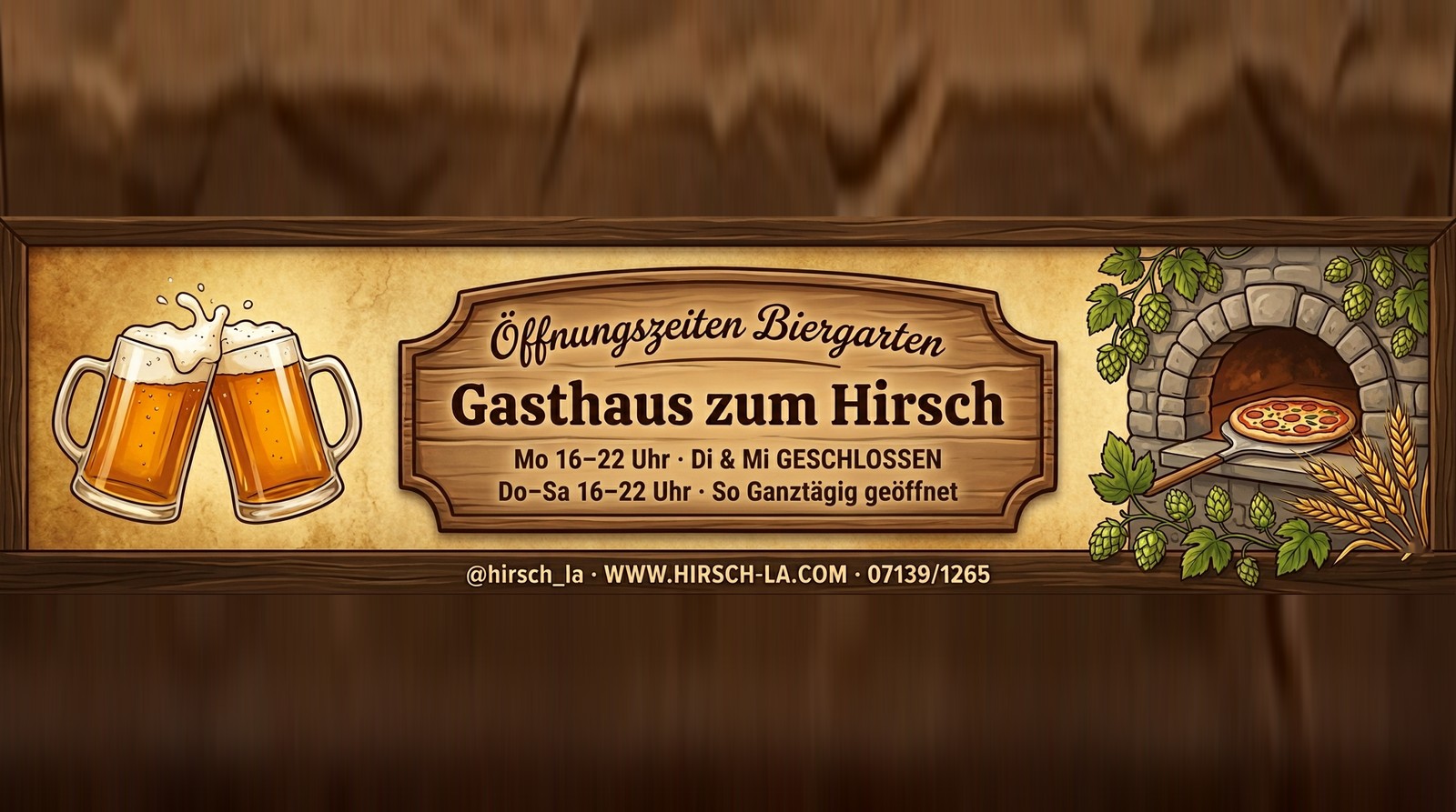 Grosse Eroeffnung am 1. Mai ab 12 Uhr